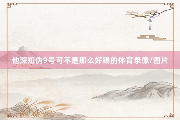他深知伪9号可不是那么好踢的体育录像/图片
