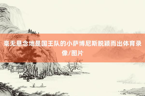 毫无悬念地是国王队的小萨博尼斯脱颖而出体育录像/图片