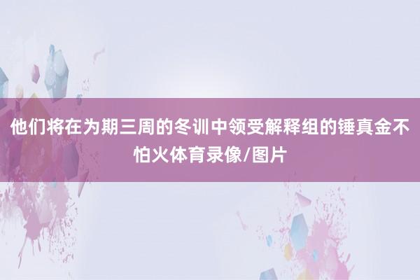 他们将在为期三周的冬训中领受解释组的锤真金不怕火体育录像/图片