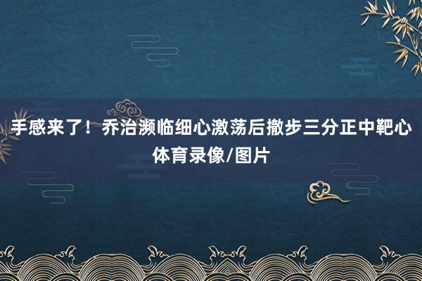 手感来了！乔治濒临细心激荡后撤步三分正中靶心体育录像/图片