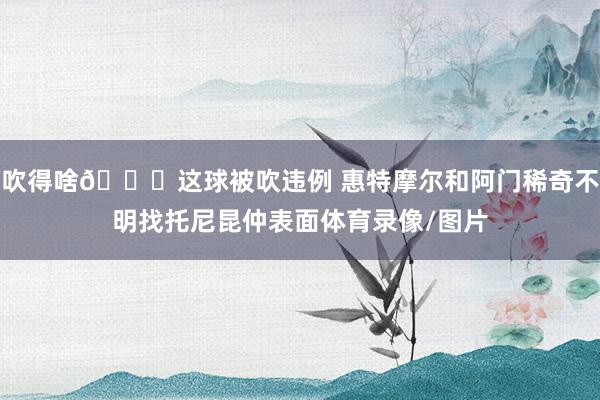 吹得啥👀这球被吹违例 惠特摩尔和阿门稀奇不明找托尼昆仲表面体育录像/图片