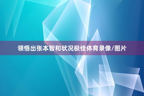 领悟出张本智和状况极佳体育录像/图片