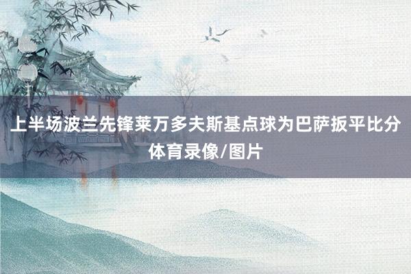 上半场波兰先锋莱万多夫斯基点球为巴萨扳平比分体育录像/图片