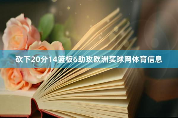 砍下20分14篮板6助攻欧洲买球网体育信息
