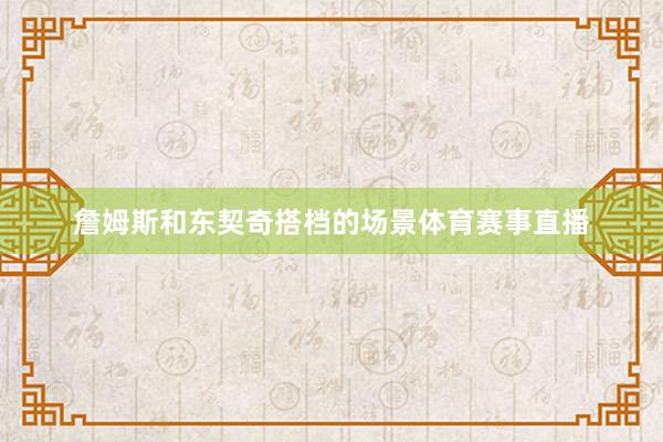 詹姆斯和东契奇搭档的场景体育赛事直播