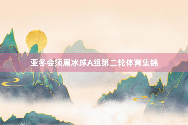 亚冬会须眉冰球A组第二轮体育集锦
