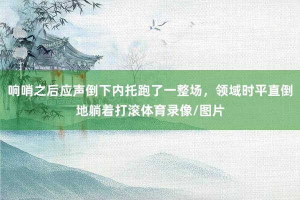 响哨之后应声倒下内托跑了一整场，领域时平直倒地躺着打滚体育录像/图片