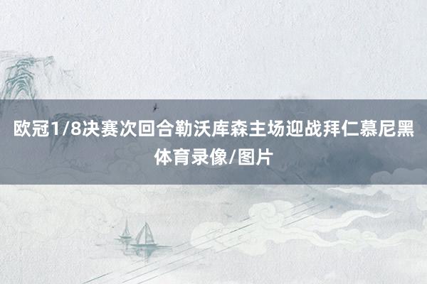 欧冠1/8决赛次回合勒沃库森主场迎战拜仁慕尼黑体育录像/图片