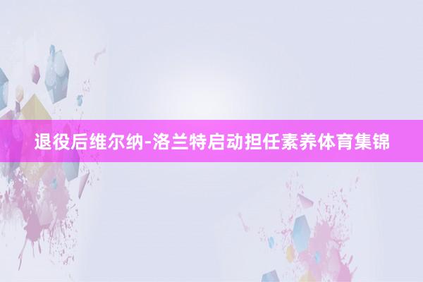 退役后维尔纳-洛兰特启动担任素养体育集锦