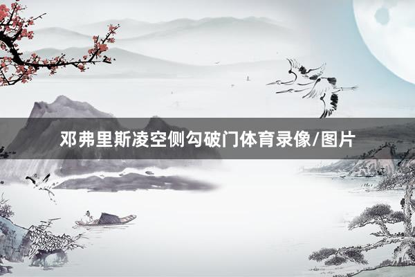 邓弗里斯凌空侧勾破门体育录像/图片