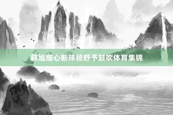 韩旭细心断球杨舒予鼓吹体育集锦