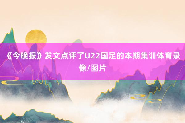《今晚报》发文点评了U22国足的本期集训体育录像/图片