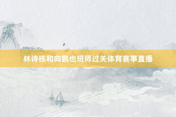 林诗栋和向鹏也班师过关体育赛事直播
