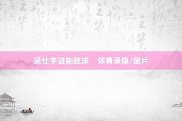 梁仕宇进制胜球    体育录像/图片