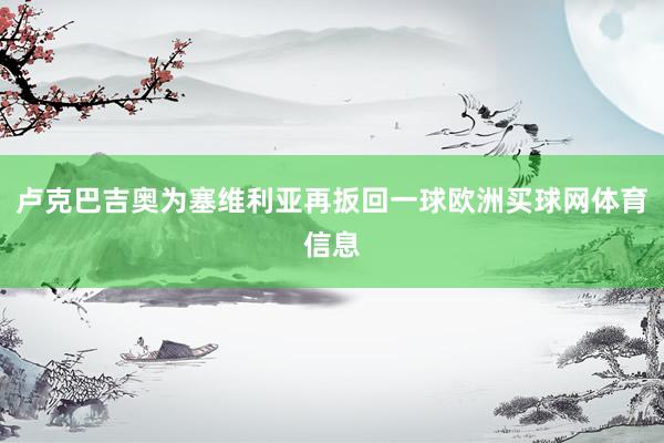 卢克巴吉奥为塞维利亚再扳回一球欧洲买球网体育信息