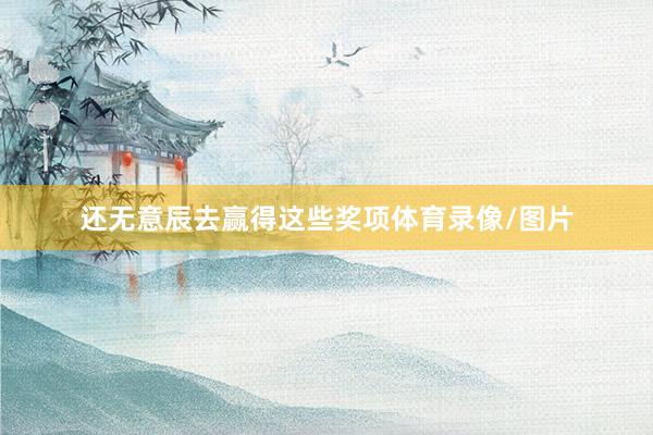 还无意辰去赢得这些奖项体育录像/图片