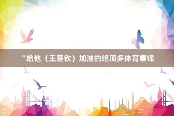 “给他（王楚钦）加油的绝顶多体育集锦