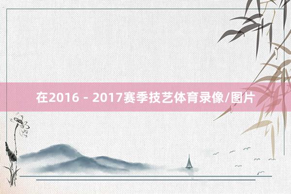 在2016 - 2017赛季技艺体育录像/图片