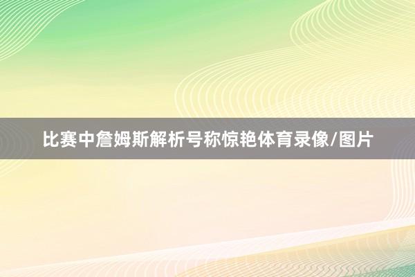 比赛中詹姆斯解析号称惊艳体育录像/图片